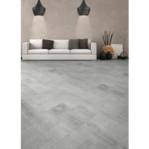 Carrelage de sol intérieur "Luxus" Gris