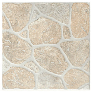 Lot de 5 plats de marche "Wulka" beige 10 x 31 cm