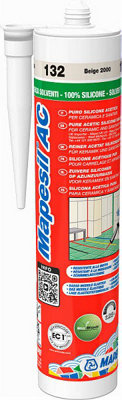 Mastic Silicone Acétique Anti moisissures 132 Intérieur Extérieur 310 Ml