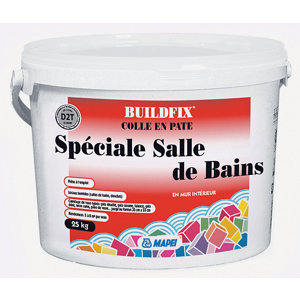 Colle en pâte D2T spéciale salle de bains - 25 kg