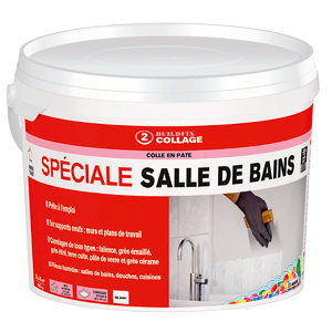 Colle en pâte D2T spéciale salle de bains - 15 kg
