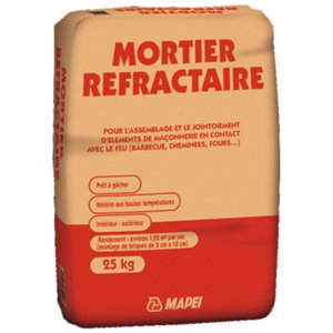 Mortier réfractaire - Sac de 25 kg