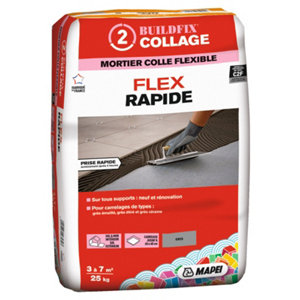 Mortier colle flex rapide - 25 kg