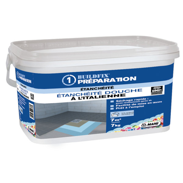 Film D’étanchéité Bostik 7 Kg – Imperméabilisant Sous Carrelage Pour Douche, Cuisine Ou SdB