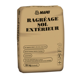 Ragréage sol extérieur auto lissant - sac de 25 kg