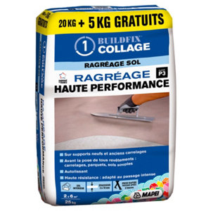 Ragréage sol haute performance - sac 20 + 5 KG  