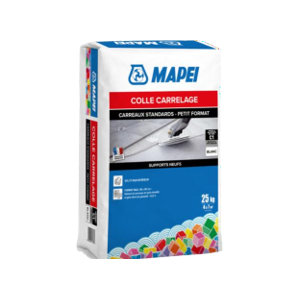 Mortier-colle carrelage petit format C1 blanc intérieur sol et mur 25 kg