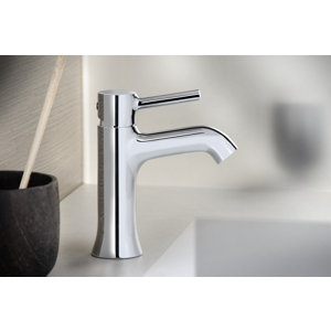 Mitigeur lavabo chromé "Umbolo" H. 18,1 cm.