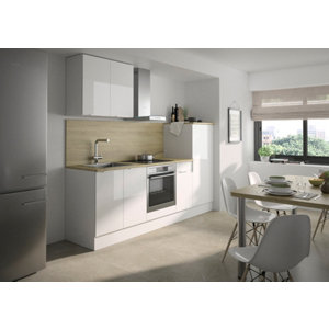 Cuisine en kit "Sienna" coloris blanc - l.2,40 m