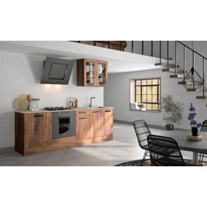 Cuisine en kit "ARIA" décor imitation bois - L.2,40 M