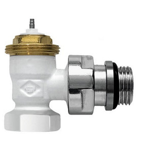 Kit valve blanche + bouchons + tête thermostatique