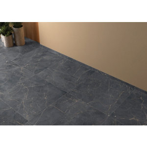 Carrelage de sol intérieur "Sublime 3D" noir