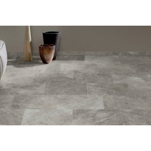 Plinthe "Amboise gris" 7,5 x 61,5 cm 