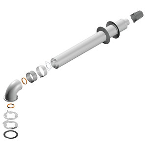 Kit coaxial pour chaudière murale gaz