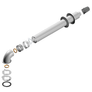 Kit coaxial pour chaudière murale gaz