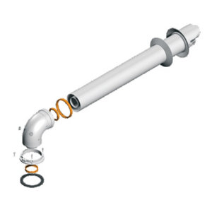 Kit coaxial horizontal Ø 60/100 mm