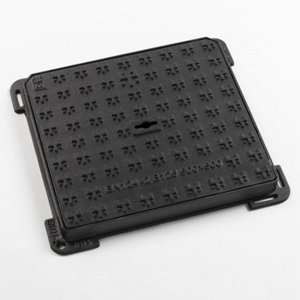 Tampon avec cadre en fonte B125 - 40 x 40 cm