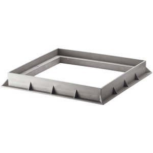 Cadre pour grille de sol En polypropylène coloris gris.