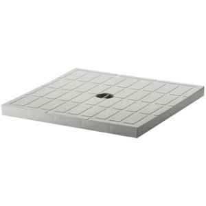 Couvercle polypropylène 30 x 30 cm En polypropylène coloris gris