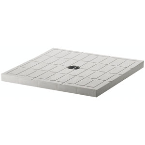 Couvercle 20 x 20 cm En polypropylène coloris gris