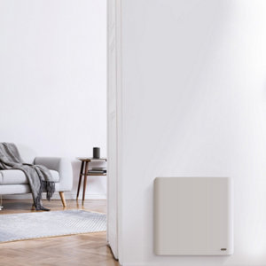 Radiateur connecté à inertie sèche 1000 W CORONA blanc