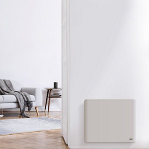 Radiateur à inertie sèche connecté en céramique 1500 W CORONA blanc