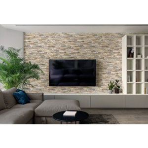 Plaquette de parement "Alpes beige"