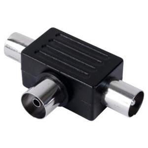 Té coaxial de dérivation 1 F / 2 M Ø 9,52 mm