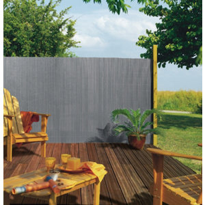 Canisse PVC anthracite 1,5 x 3 m