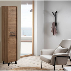 Colonne finition bois - L. 35 x H. 189 x P. 30 cm