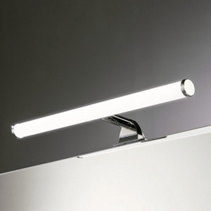 Applique Led chrome P. 11,5 cm x H. 5 cm x Larg. 40 cm