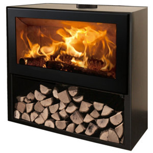 Poêle à bois "Symphonie" 8,9 kW - H.873 x L.1091 x P.468 mm