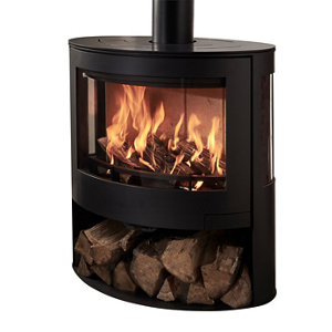 Poêle à bois "Iris" noir - 7,8 kW