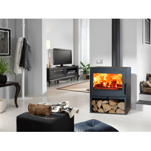 Poêle à bois "Dana Ecodesign" noir mat - 7,1 kW