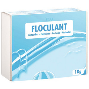 Cartouches de floculant - 1 kg pour piscine