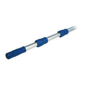 Manche télescopique piscine argenté 3,60 m 