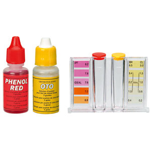 Trousse d'analyse Cl - pH pour piscine 