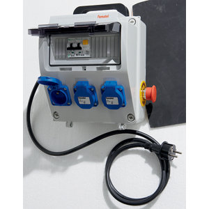 Coffret de chantier IP54, 1 disjoncteur 16A