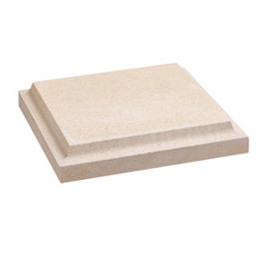 CHAPEAU DE PILIER PRESSÉ 40X40X6 BLANC