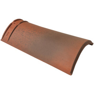 Faîtière à pureau variable double emboîtement, galia, Ep. 73 mm