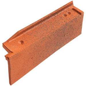 Rive droite à rabat rouge jaspé Ep. 73 mm