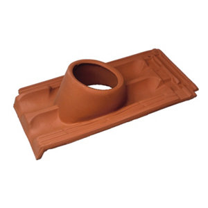 Tuile à douille marseille rouge ep. 55 mm