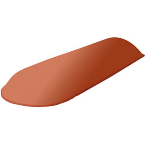 About d'arêtier lisse rouge Ep. 73 mm