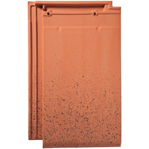 Tuile Planum rouge jaspé Ép. 32 mm - 441 x 263 x 73 mm