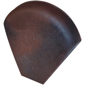 Fronton à double courbe/emboîtement russet Ep. 73 mm