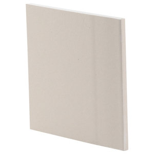 Plaque de plâtre BA 13 CE- L. 2,50 x l. 1,20 m x Ép. 13 mm "Pladur"