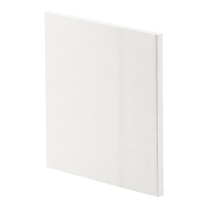 Plaque de plâtre BA 13 NF - L. 2,50 x l. 0,60 m x Ép. 12,5 mm "Pladur"