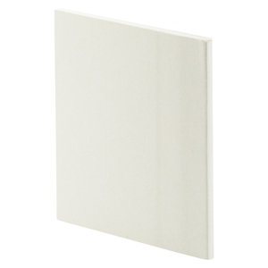 Plaque de plâtre BA 10 NF - L. 2,50 x l. 1,20 m x Ép. 9,5 mm "Pladur"