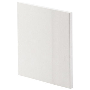 Plaque de plâtre BA 13 NF - L. 1,25 x l. 0,60 m x Ép. 12.5 mm "Pladur"