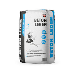 Béton léger fibré 20 Kg - prêt à gâcher